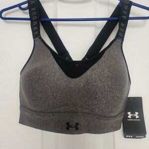 Under Armour gray Sport bra, size small